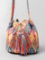 Explore More Collection - Drawstring Tassel Geometric Shoulder Bag