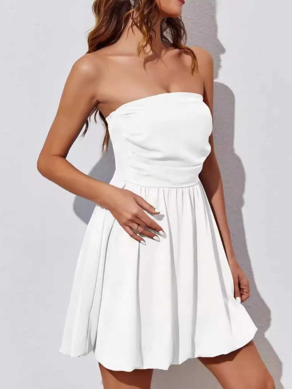 tube ruched mini dress Instant Confidence Ruched Mini Tube Dress