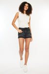 Explore More Collection - Kancan High Waist Distressed Denim Shorts