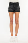 Explore More Collection - Kancan High Waist Distressed Denim Shorts
