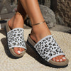 Explore More Collection - Leopard Open Toe Sandals