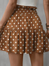 Explore More Collection - Frill Tied Printed Mini Skirt