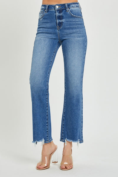 Explore More Collection - RISEN High Rise Straight Jeans