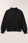 Explore More Collection - Half Zip Long Sleeve Sweatshirt