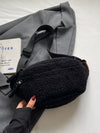 Explore More Collection - Sherpa Crossbody Bag with Adjustable Strap