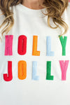 Explore More Collection - HOLLY JOLLY Round Neck Long Sleeve Top