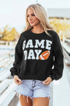 Explore More Collection - GAME DAY Round Neck Long Sleeve Sweatshirt