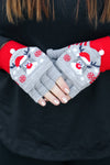 Explore More Collection - Rudolph Fingerless Gloves with Convertible Mittens