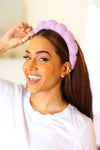 Explore More Collection - Lavender Terry Cloth Skincare Headband