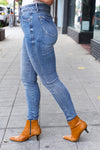 Explore More Collection - Judy Blue Medium Wash High Rise Skinny Jeans