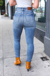 Explore More Collection - Judy Blue Medium Wash High Rise Skinny Jeans