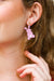 Explore More Collection - Lilac Easter Bunny Clay Dangle Earrings