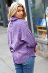 Explore More Collection - Violet Washed Cotton Gauze Button Down Shirt