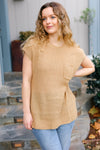 Explore More Collection - Best In Bold Taupe Dolman Ribbed Knit Sweater Top