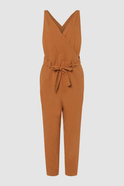 Explore More Collection - Full Size Surplice Sleeveless Jumpsuit