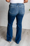 Explore More Collection - Mila Mid Rise Distressed Bootcut Jeans