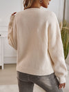 Explore More Collection - Devine Tied Round Neck Dropped Shoulder Cardigan