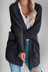 Explore More Collection - Double Take Pocketed Open Front Long Sleeve Cardigan