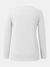 Explore More Collection - Full Size Scoop Neck Long Sleeve T-Shirt