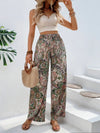 Explore More Collection - Printed Wide Leg Pants