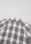 Explore More Collection - Full Size Plaid Collared Neck Balloon Sleeve Mini Shirt Dress