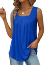 Explore More Collection - Ruched Square Neck Tank