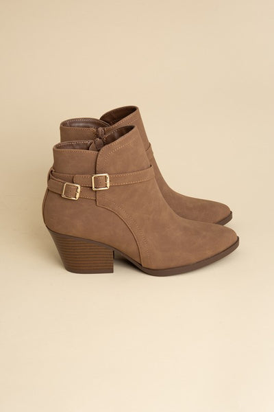 Explore More Collection - Nadine Ankle Buckle Boots