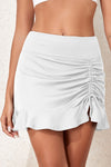 Explore More Collection - Ruched Elastic Waist Swim Skirt