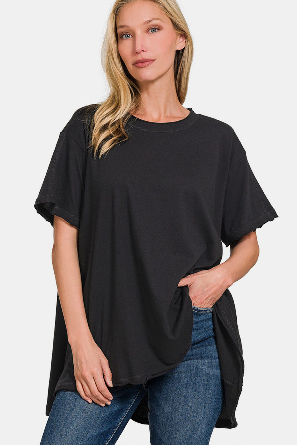Explore More Collection - Zenana Round Neck Short Sleeve T-Shirt