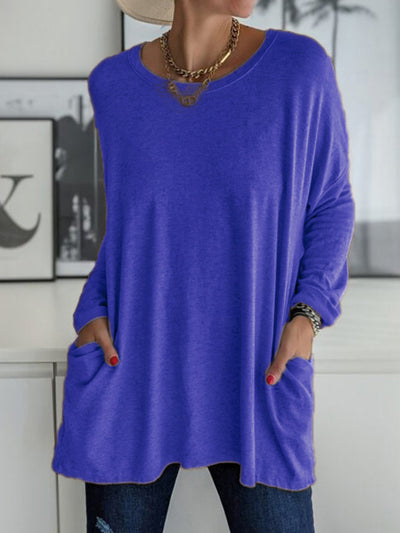 Explore More Collection - Full Size Round Neck Long Sleeve T-Shirt