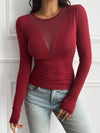 Explore More Collection - Devine Round Neck Long Sleeve T-Shirt