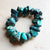 Explore More Collection - Chunky Natural Turquoise Bracelet