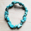 Explore More Collection - Chunky Turquoise Bracelet