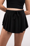 Explore More Collection - Ruffle Hem Tennis Skirt with Hidden Inner Pockets