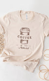 Explore More Collection - Coffee and Jesus Graphic Tee