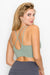 Explore More Collection - Cross Back Front Slit Sports Bra