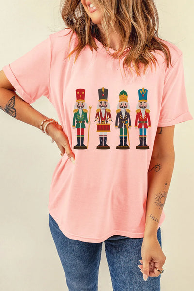 Explore More Collection - Nutcracker Round Neck Short Sleeve T-Shirt