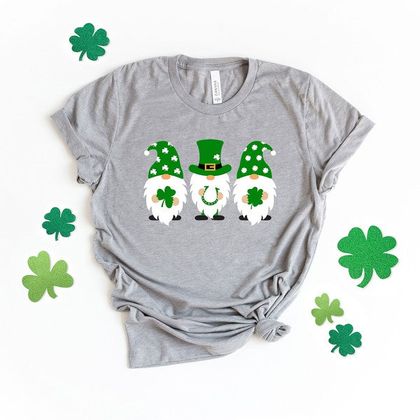 Explore More Collection - St. Patrick's Gnomes Short Sleeve Graphic Tee