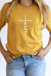 Explore More Collection - Faith Vertical Text Graphic Tee