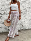 Explore More Collection - Printed Wide Leg Pants