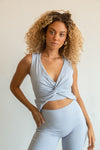 Explore More Collection - Twist Tank Activewear Tank + Bra