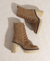 Explore More Collection - OASIS SOCIETY Jenna - Platform Military Boots