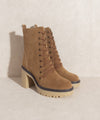 Explore More Collection - OASIS SOCIETY Jenna - Platform Military Boots