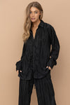 Explore More Collection - Pleated Blouse Pants Set