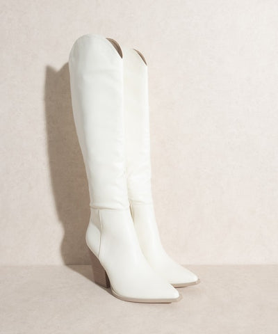 Explore More Collection - Oasis Society Clara - Knee-High Western Boots