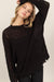 Explore More Collection - Distressed Long Sleeve Knit Top