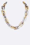 Explore More Collection - Mix Tone Resin Chain Iconic Necklace