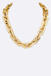 Explore More Collection - Mix Tone Resin Chain Iconic Necklace