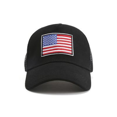 Explore More Collection - American Flag Unisex Trucker Hat