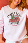 Explore More Collection - FARM FRESH CHRISTMAS TREES GRAPHIC SWEATSHIRT